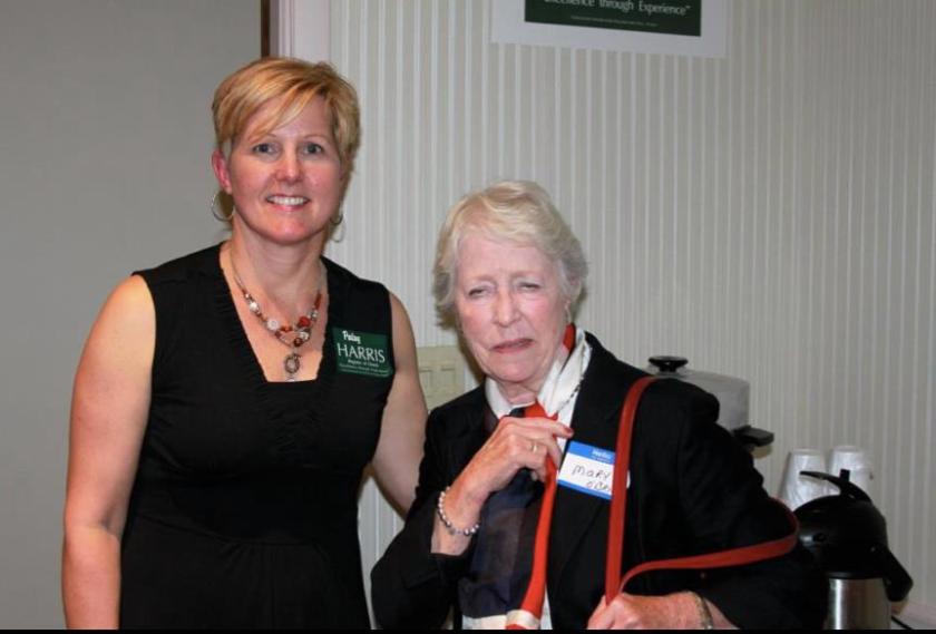 Mary K. O'Brien, former Register of Deeds with Patsy